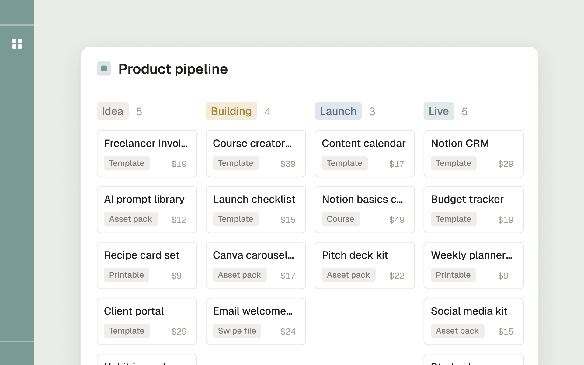 Digital Products Creator System